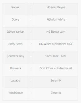 Atlas 85 V3 Banyo Dolabı