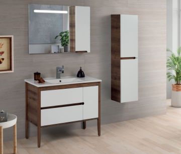 Badella Plain 100 D1 C1 Banyo Dolabı