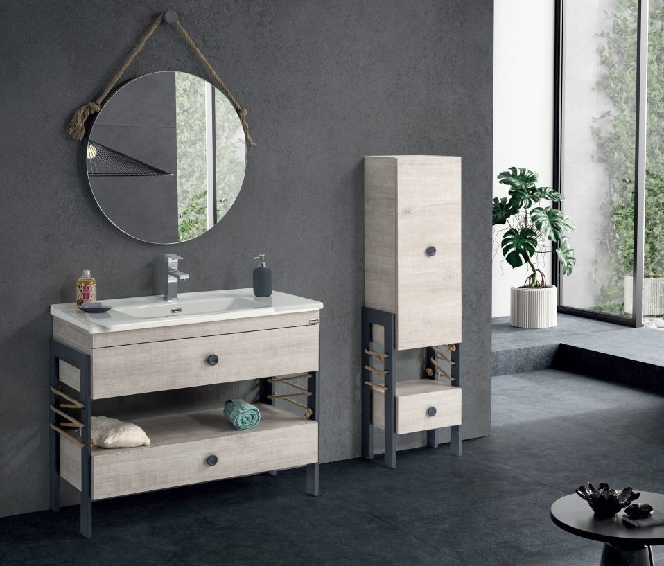 Badella Meloni 100 D1 C2 Banyo Dolabı