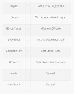 Side 100 V1 Banyo Dolabı