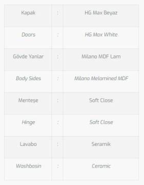 Babil 90 V1 Banyo Dolabı