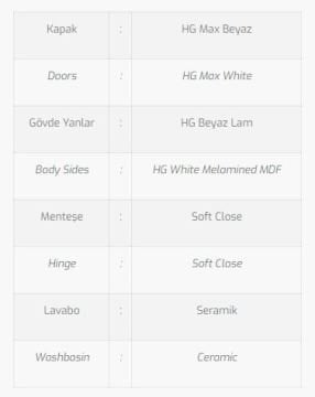 Slim 50 V1 Banyo Dolabı