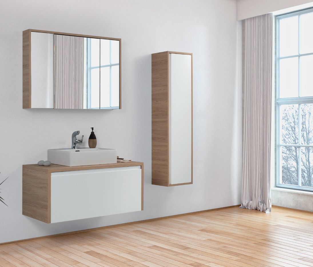 Badella Diva 100 D1 C1 Banyo Dolabı