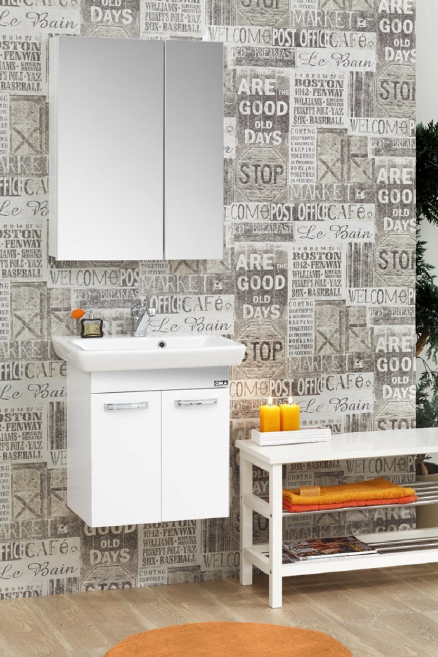 Orka Banyo Bronze Collection Bafa 55 cm Banyo Dolabı