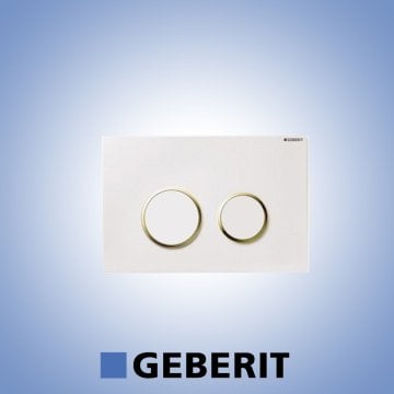 Sigma 20 Beyaz/Altın/Beyaz Kumanda Kapağı Çift Basmalı