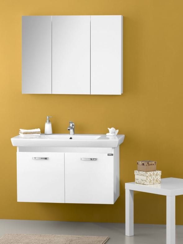 Orka Banyo Bronze Collection Bafa 95 cm Banyo Dolabı