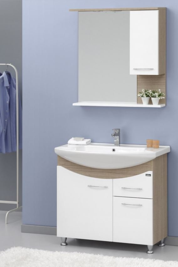 Orka Banyo Bronze Collection Ürgüp 90 cm Banyo Dolabı