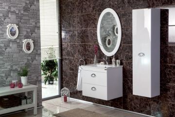 Badella Family 65 V6 Banyo Dolabı Beyaz