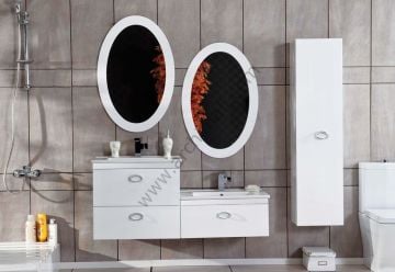 Badella Family 130 V6 Banyo Dolabı Beyaz