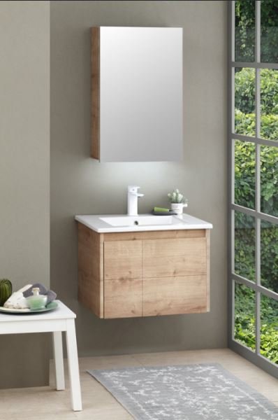 Orka Banyo Silver Collection Likya 60 cm Banyo Dolabı