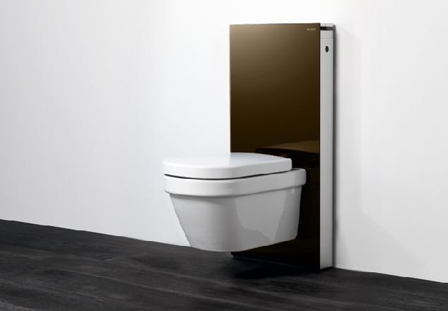 Geberit Monolith Rezervuar Asma Klozet İçin 114 cm Monolith Rezervuar 114 cm Toprak Cam