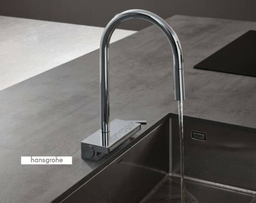 Hansgrohe Aquno Select M81 Spralli eviye bataryası