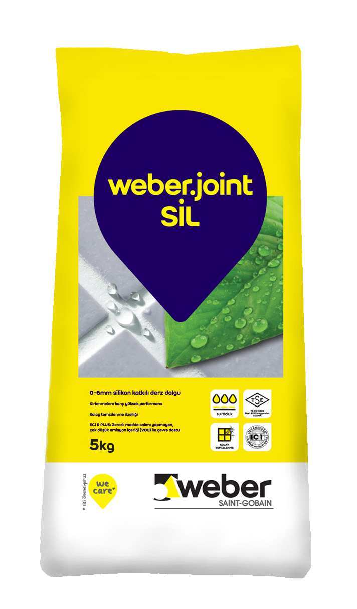 Weber Joint Sil Silikonlu Fuga PalanDöken Kahve 5 kg