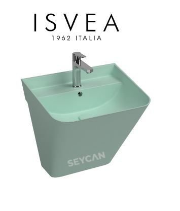 İsvea Sott Aqua Asma Monoblok Lavabo 50 cm Mint