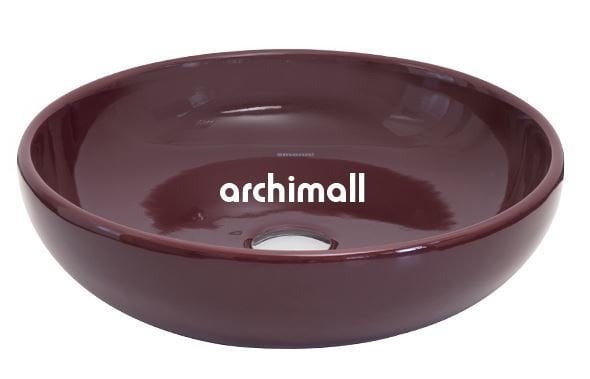 Nunki 45cm Tezgah Üstü Lavabo Bordo