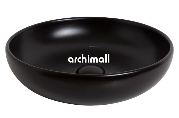 Nunki 45cm Tezgah Üstü Lavabo Mat Siyah