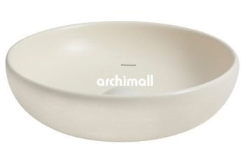 Nunki 45cm Tezgah Üstü Lavabo Mat Vanilya