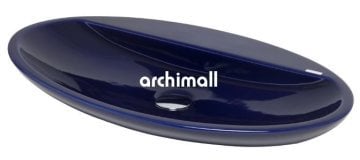 Sarin 72x41cm Tezgahüstü Lavabo Lacivert