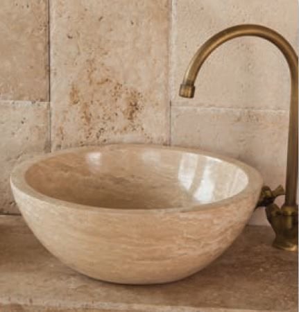 Delta Mermer Zürih Klasik Doğaltaş Çanak Lavabo