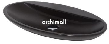 Sarin 72x41cm Tezgahüstü Lavabo Mat Siyah