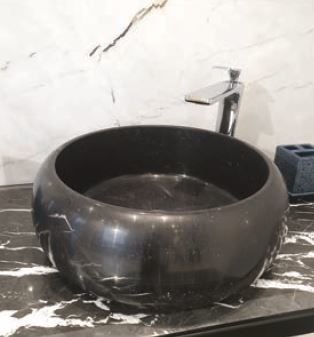 Delta Mermer Roma Toros Doğaltaş Çanak Lavabo