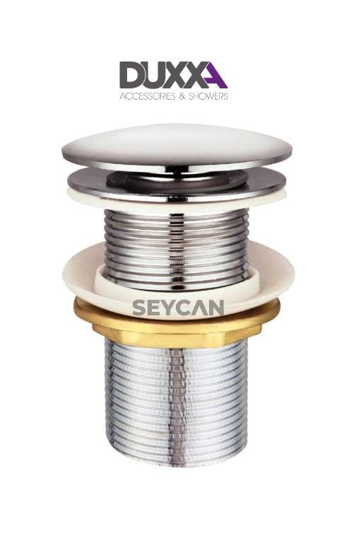 Duxxa Pop-Up Krom Basmalı Sifon Başlığı