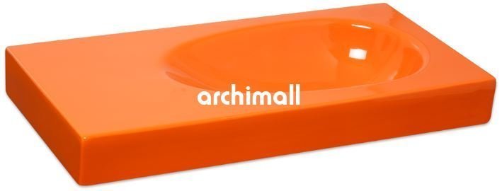 Bunda 91x45cm Etajerli Lavabo Turuncu