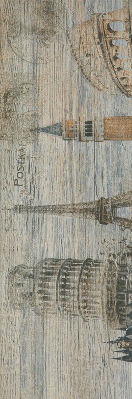 Kütahya Seramik Pino Gri Dekor 16.5x49.5