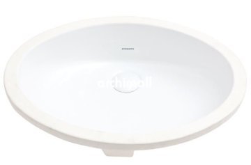 Polaris 58 cm x 45 cm Tezgahaltı Lavabo Beyaz