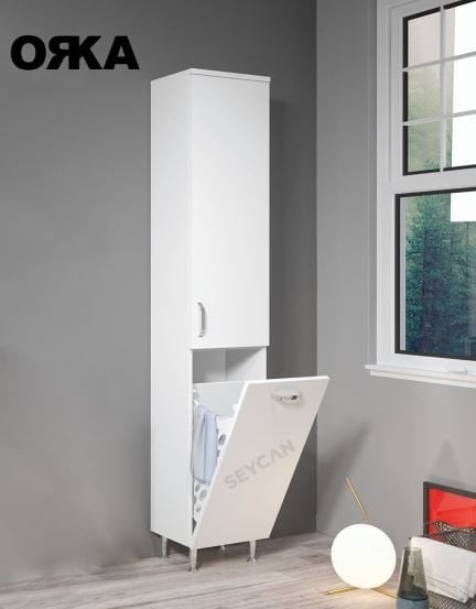 Orka Duru Sepetli Boy Dolabı DEMONTE