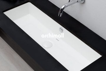 Atlas 90x34cm Tezgahaltı Lavabo