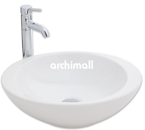 Adara 53x45.5cm Tezgahüstü Lavabo Beyaz