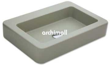 Skat 59x40cm Tezgahüstü Lavabo Mat Çağla Yeşili