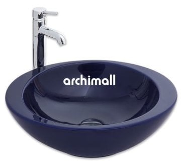 Adara 53x45.5cm Tezgaüstü Lavabo Lacivert