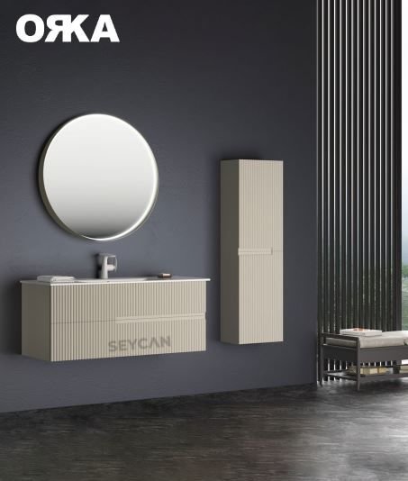 Orka Moonlight 120 cm Asma Banyo Dolabı