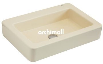 Skat 59x40cm Tezgahüstü Lavabo Vanilya