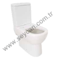GÜRAL COMPACT ENGELLI KLOZETI + REZERVUAR