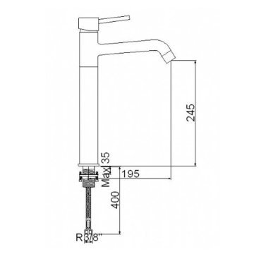 NEWARC MİNART ÇANAK TİPİ LAVABO BATARYASI