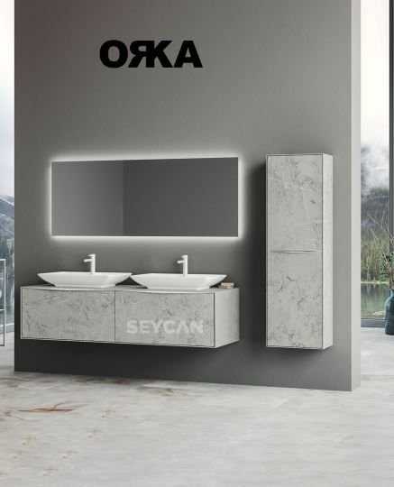 Orka Mono 160 cm Asma Banyo Dolabı
