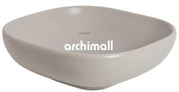 Alya 41x41cm Tezgahüstü Lavabo Mat Sahra