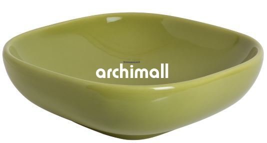 Alya 41x41cm Tezgahüstü Lavabo Yosun Yeşili